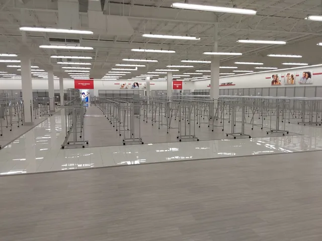 Burlington store aisles